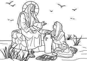الرب يسوع مع السامرية عند البئر Jesus-with-the-samaritan-woman-at-the-well
